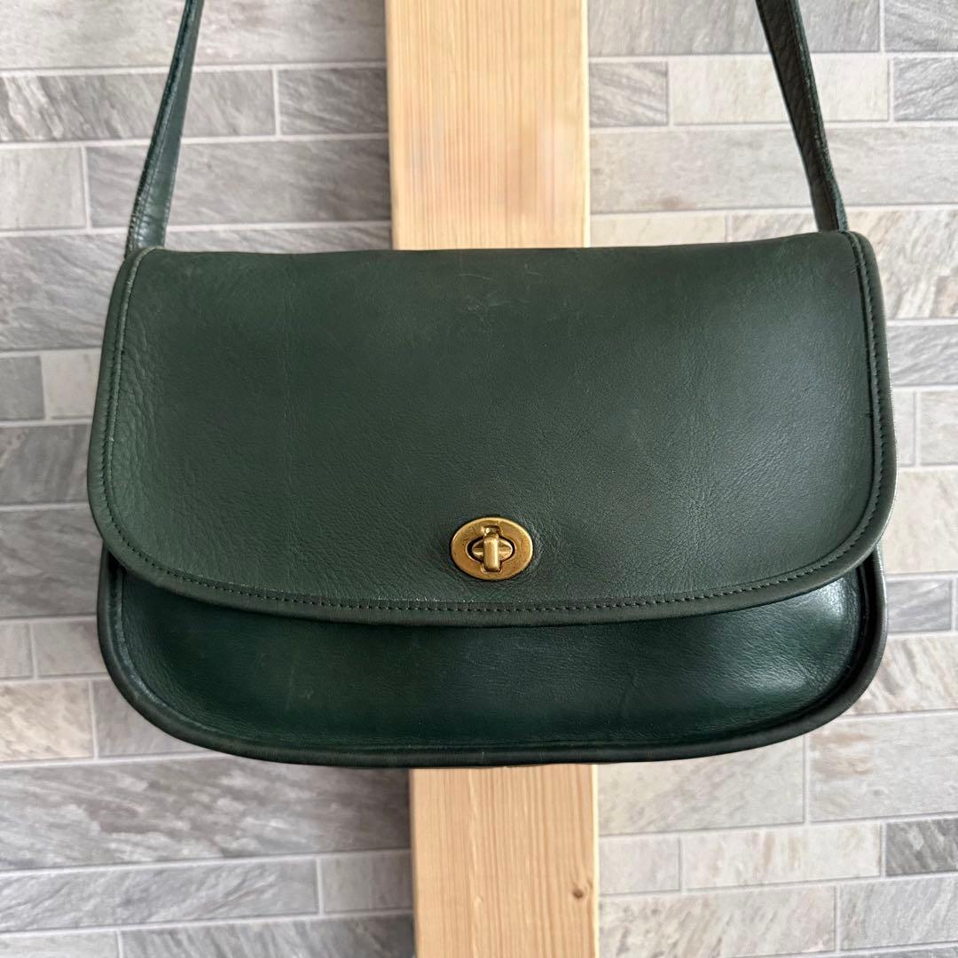 オールドコーチ　レザー ショルダーバッグ