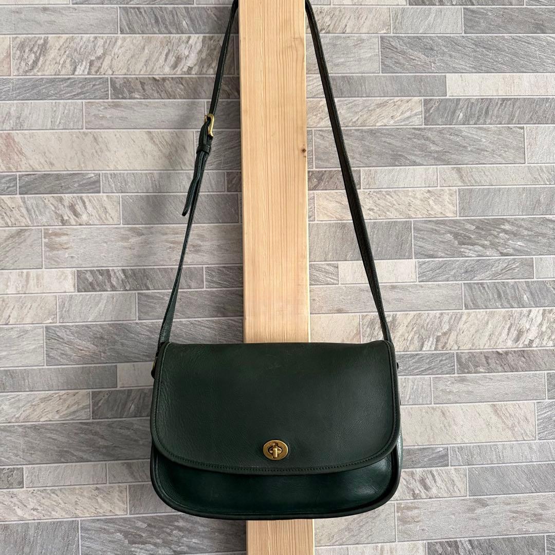 オールドコーチ　レザー ショルダーバッグ