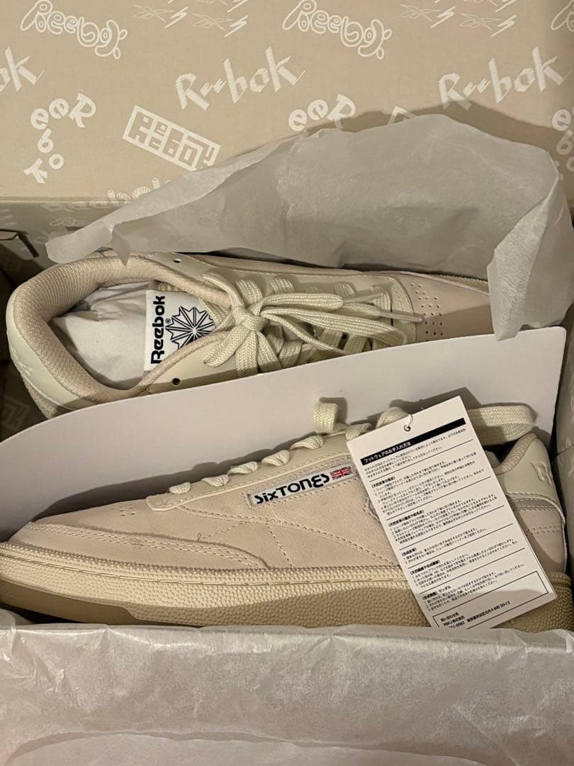 SixTONE Reebok コラボ スニーカー 白 リーボック