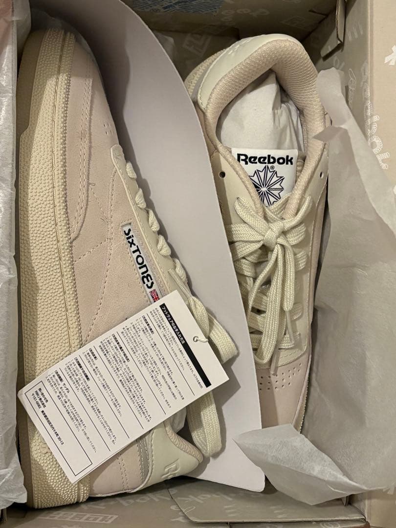 SixTONE Reebok コラボ スニーカー 白 リーボック