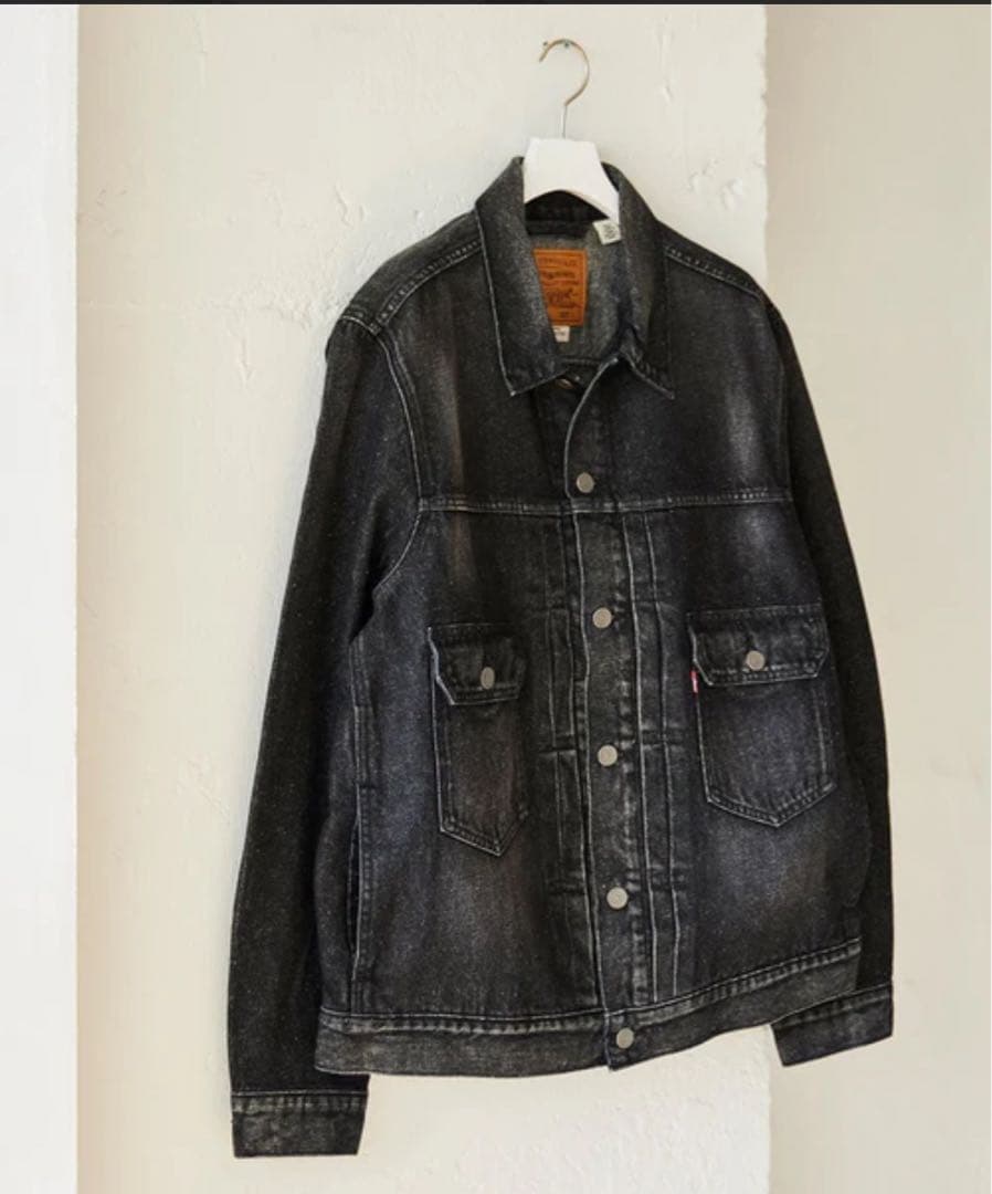 Levi's BIOTOP別注　TYPE 2 TRUCKER BLK EX