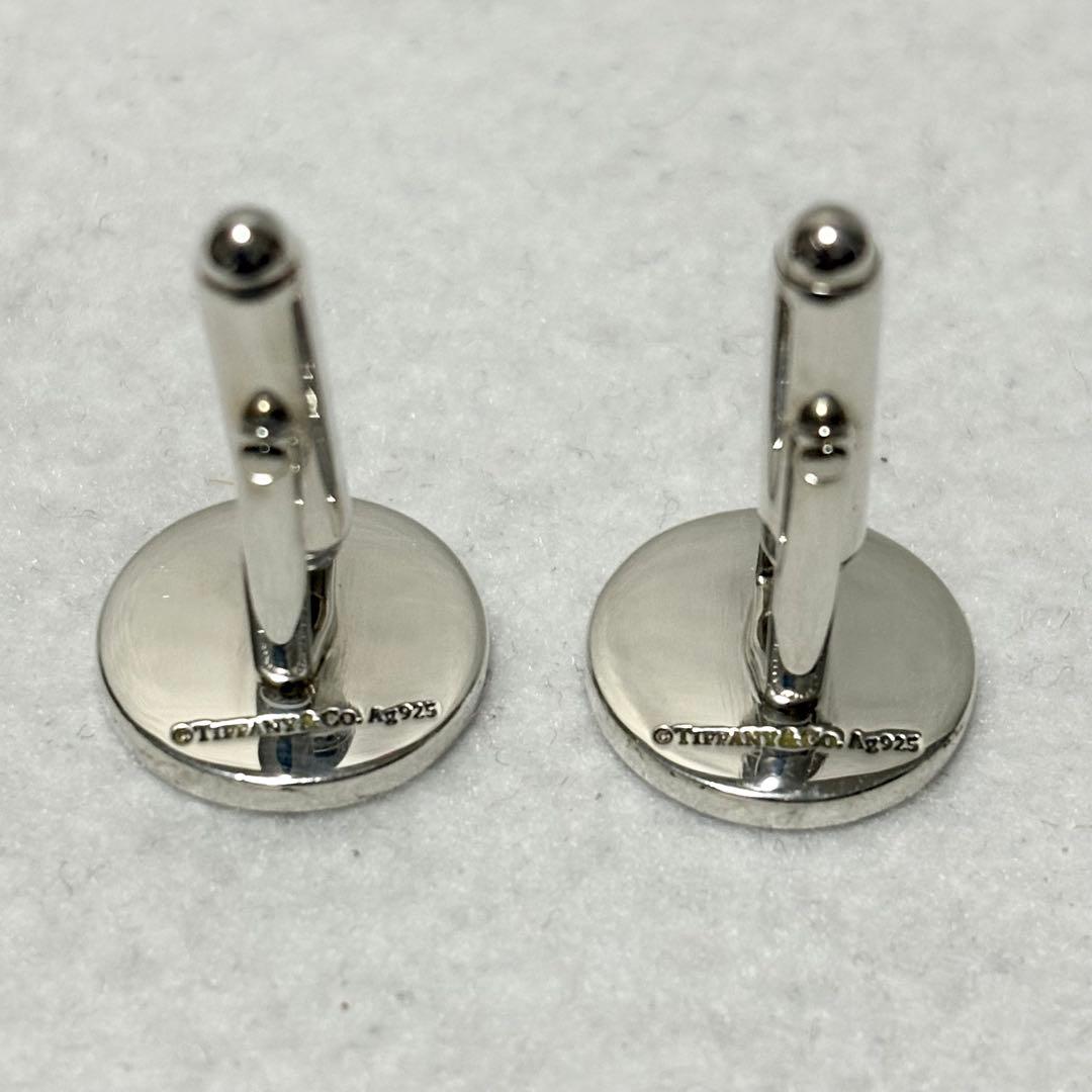 ティファニー★カフリンクス カフス ラウンド シルバー Ag925 プレゼント