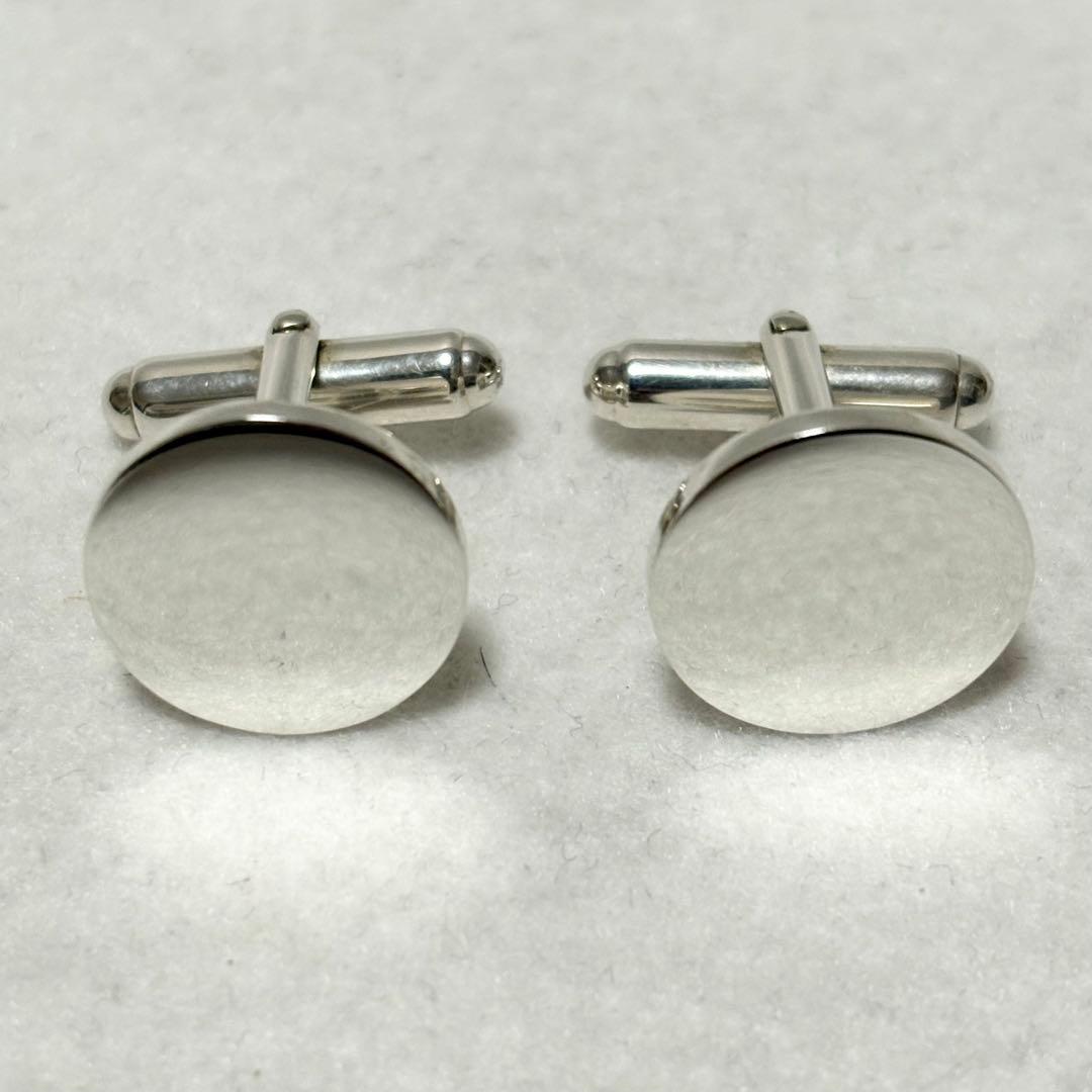 ティファニー★カフリンクス カフス ラウンド シルバー Ag925 プレゼント