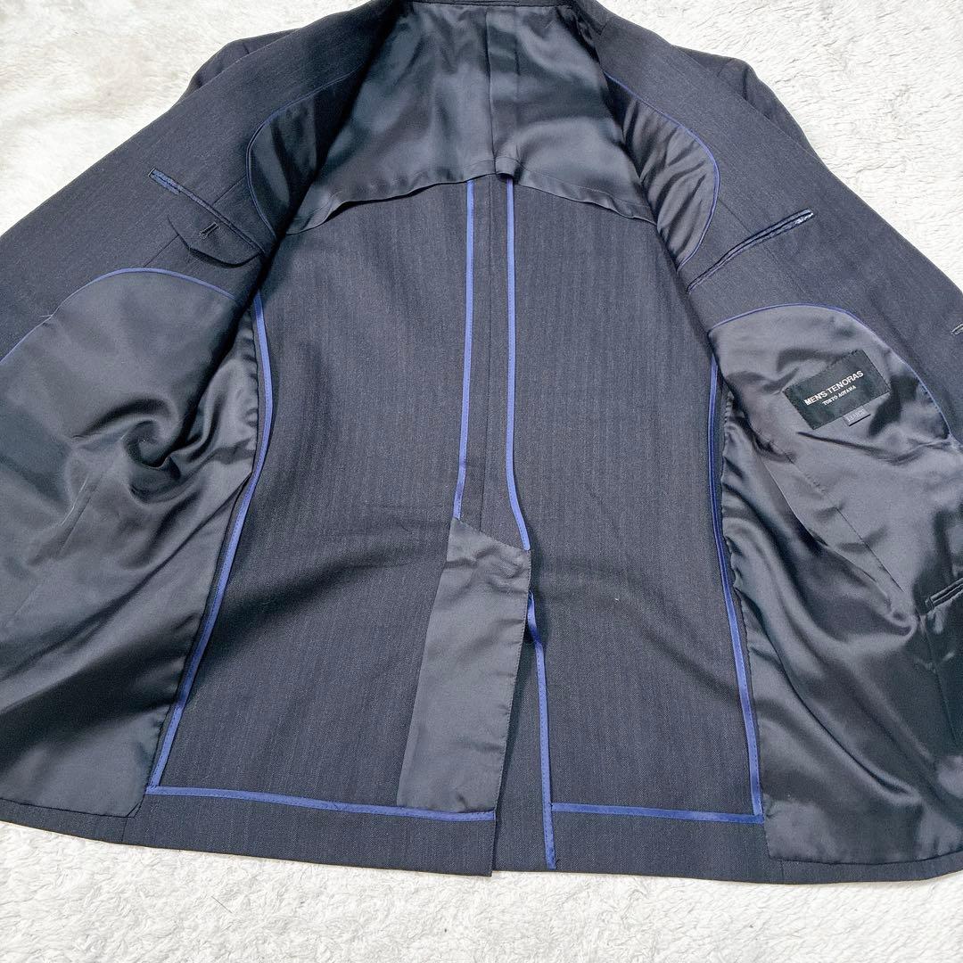 メンズ　ティノラス　スーツセットアップ　スリーピース　LL ストライプ