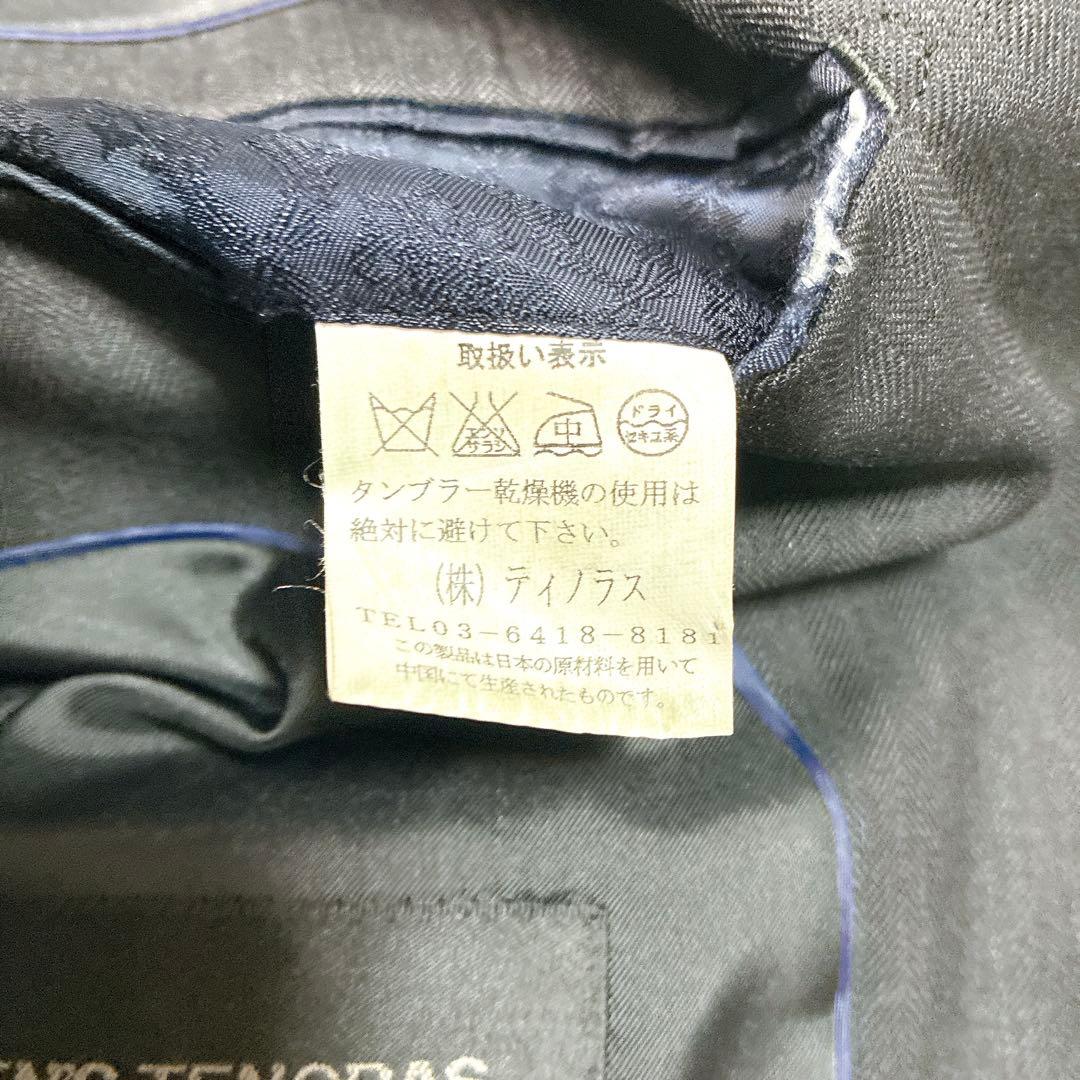 メンズ　ティノラス　スーツセットアップ　スリーピース　LL ストライプ