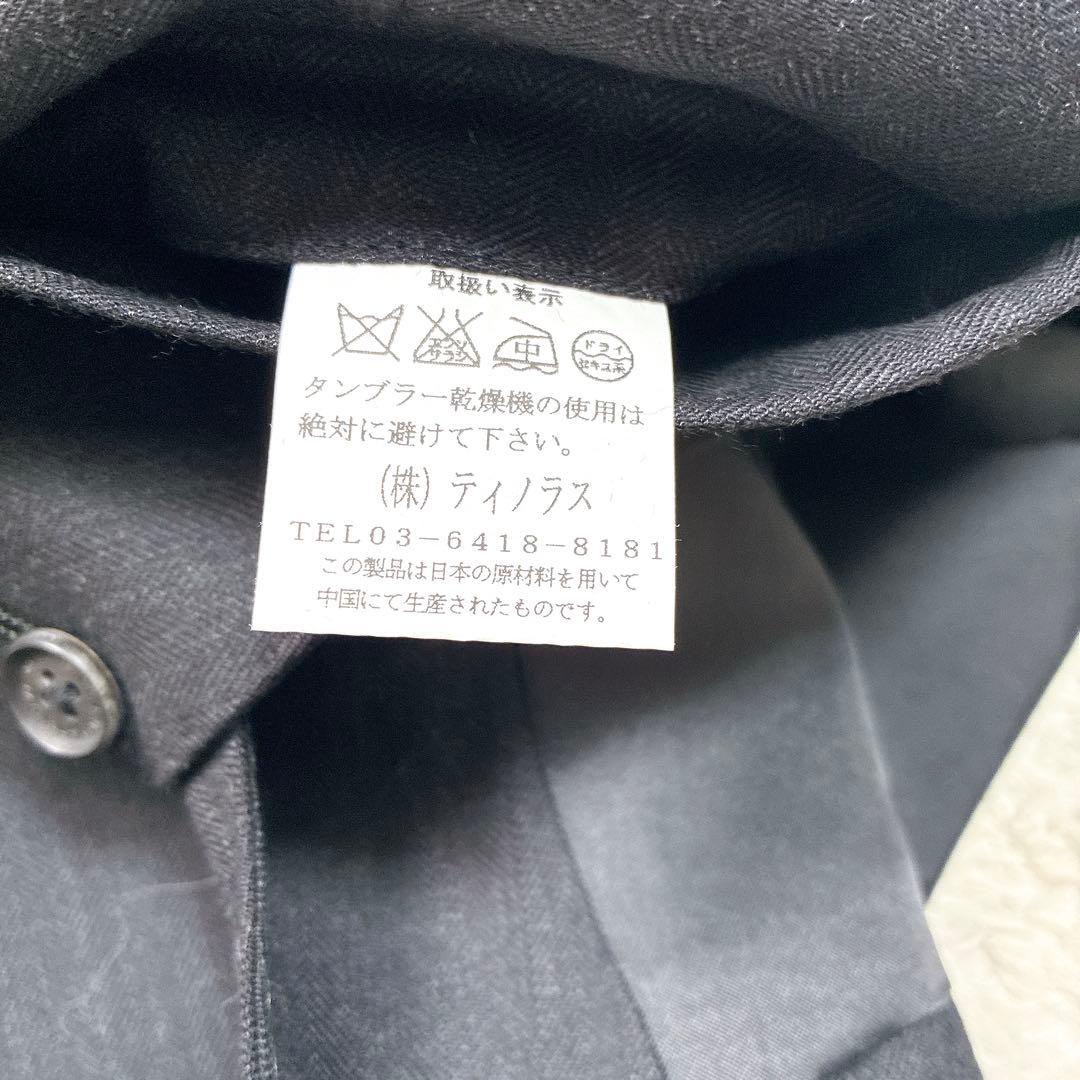 メンズ　ティノラス　スーツセットアップ　スリーピース　LL ストライプ