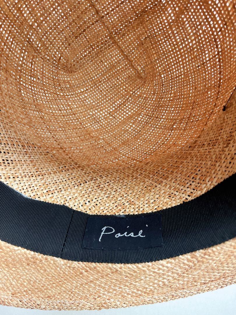 poisE 麦わら帽子 ポイズエ　ポイゼ 黒