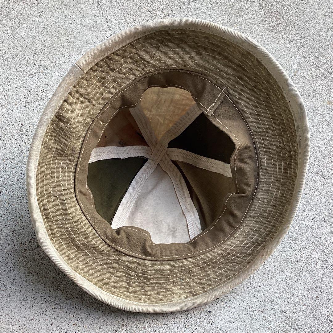 40s U.S.VINTAGE M37バケットハット パッチワーク ステンシル