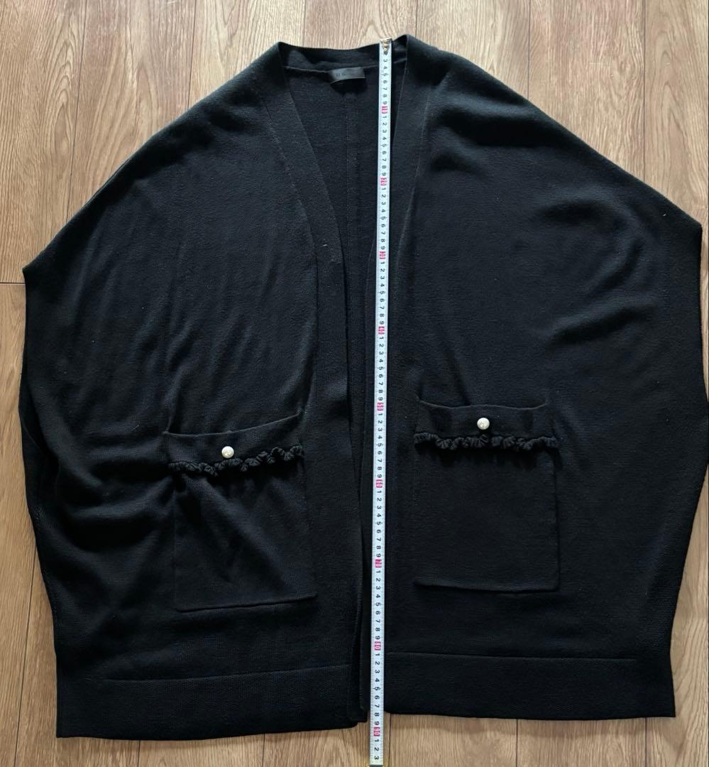 トゥービーシック　ニットジレ　ロングベスト　大きいサイズ