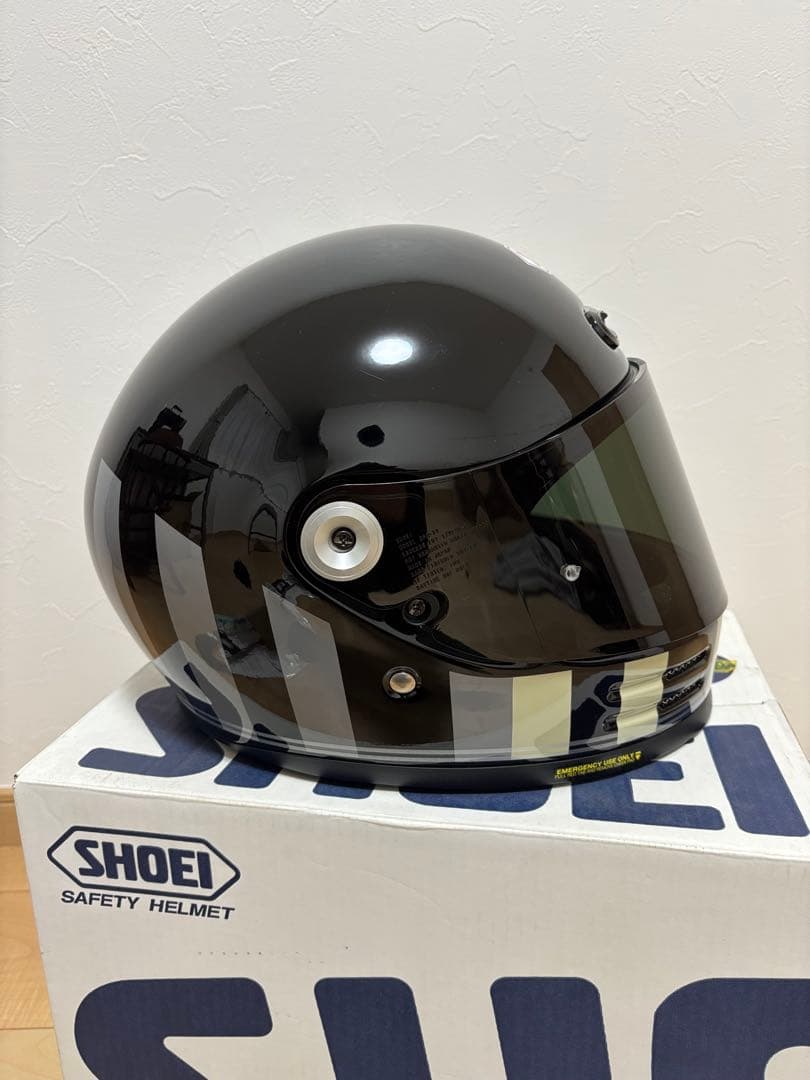 SHOEI グラムスターリザレクションフル　ヘルメット ダークスモークシールド