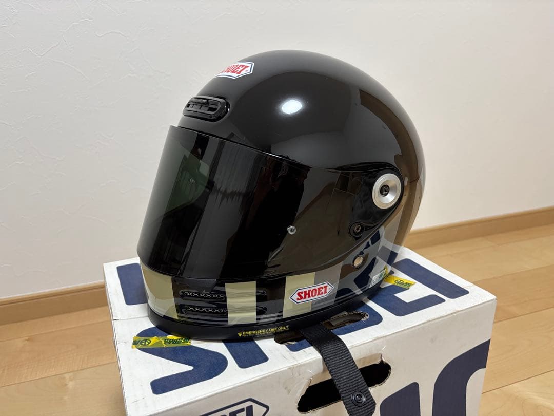 SHOEI グラムスターリザレクションフル　ヘルメット ダークスモークシールド