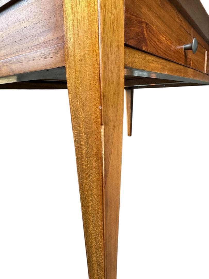 チークスタイリッシュデスク　ロータイプ　ローテーブル