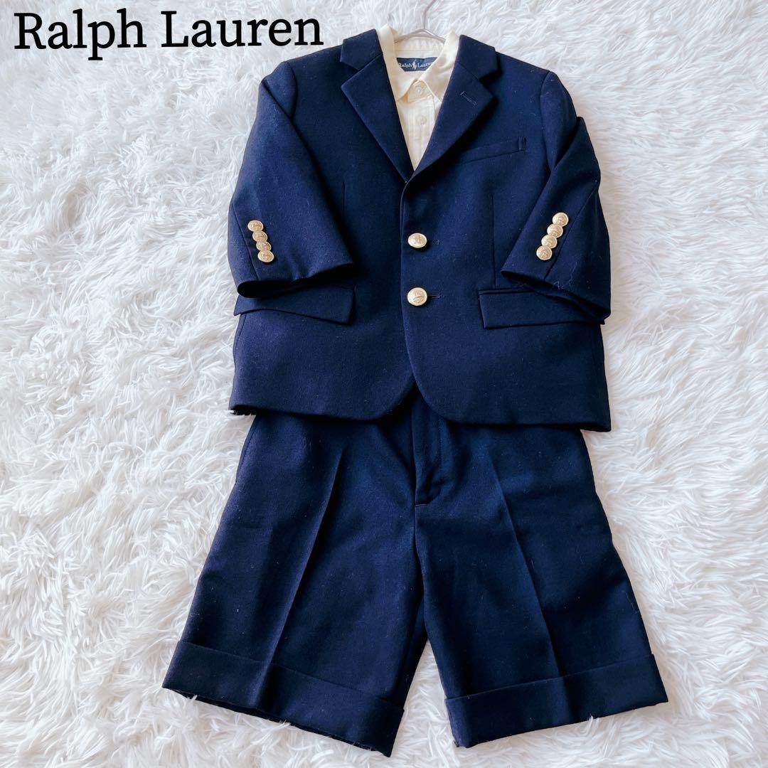 【美品】高級　ラルフローレン　キッズフォーマル　シャツジャケット　2点　110