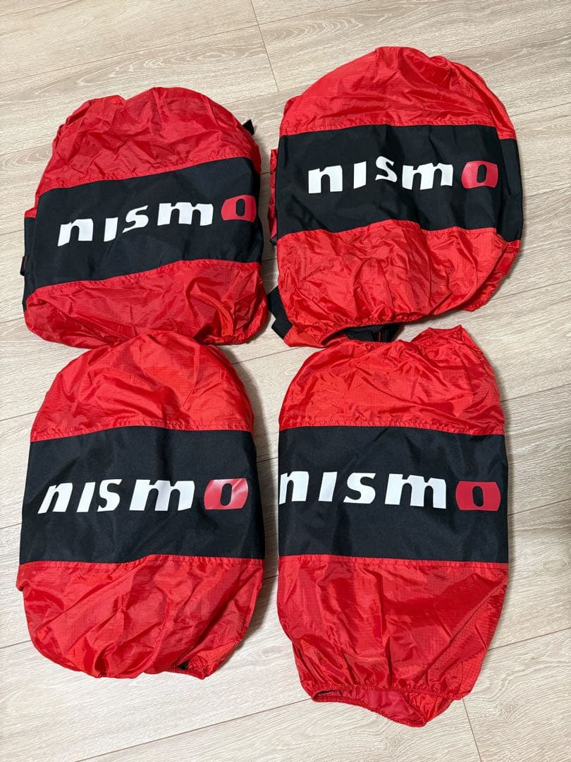 Nismo タイヤバック タイヤカバー レッド 4個セット