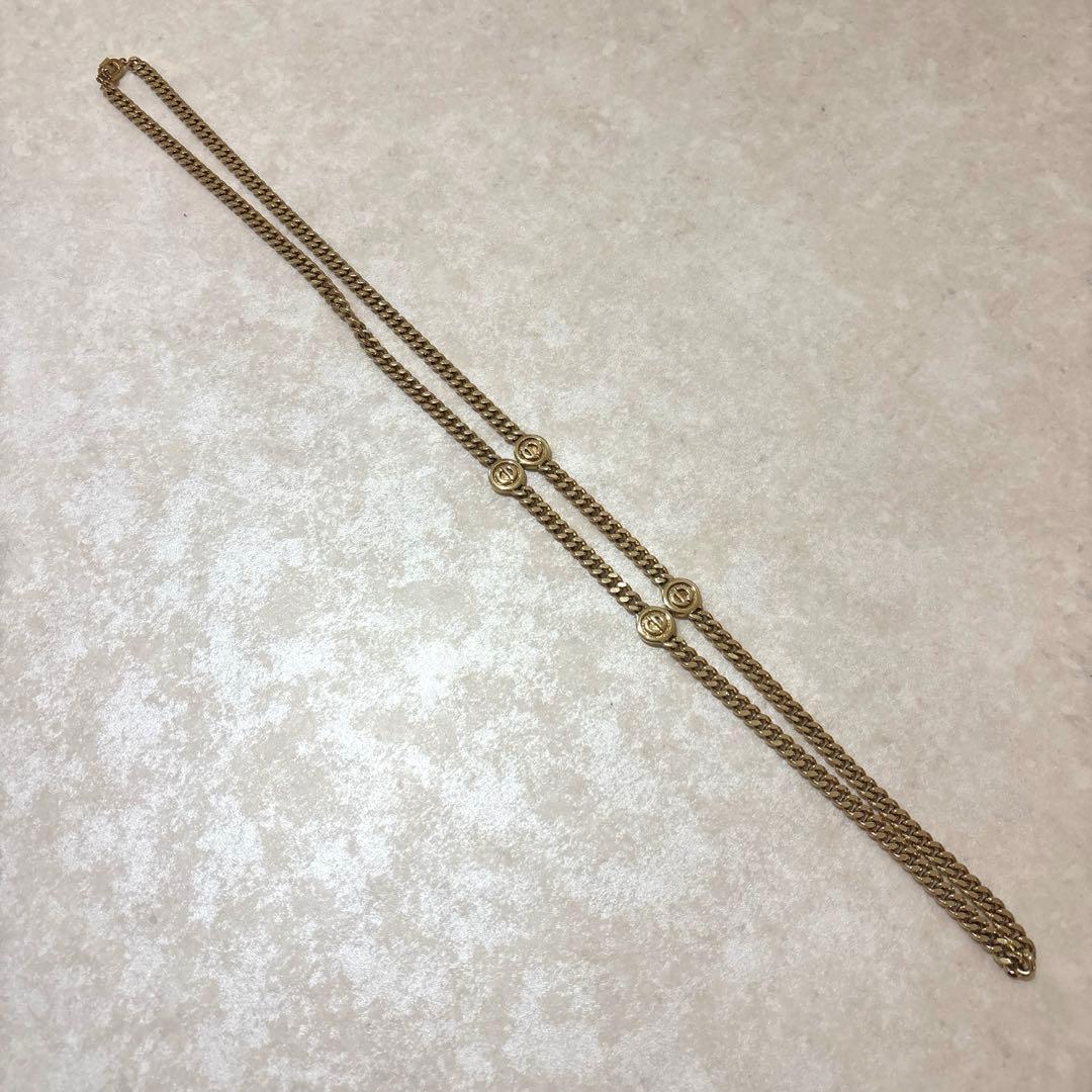 Dior ロゴ ネックレス GP ゴールド