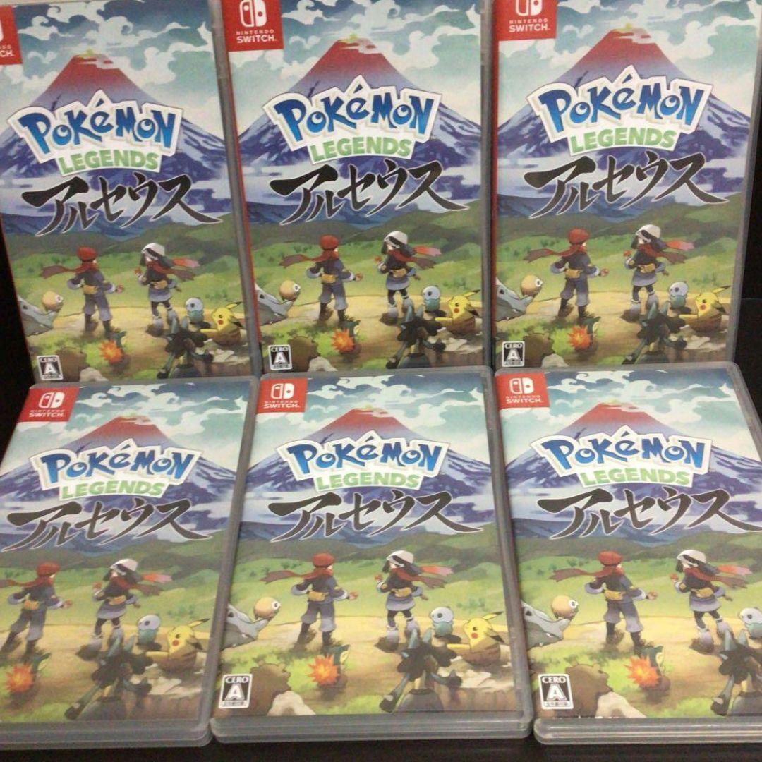 Switch ポケモン レジェンズ アルセウス 6本セット