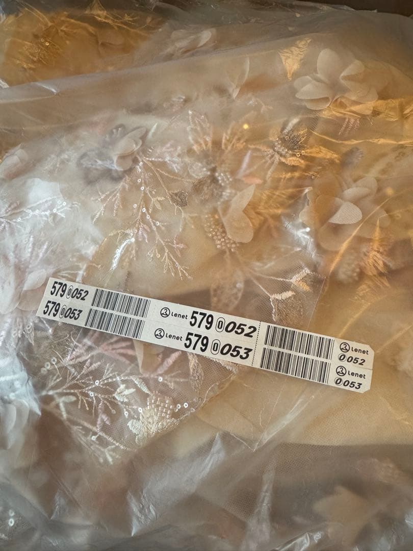 値下げ！【美品】シャンパンベージュ ナイトイベントドレス マーメイド 刺繍