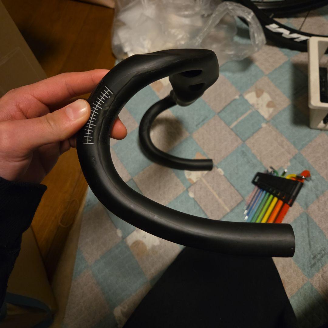 カーボン製 ドロップハンドル 400mm