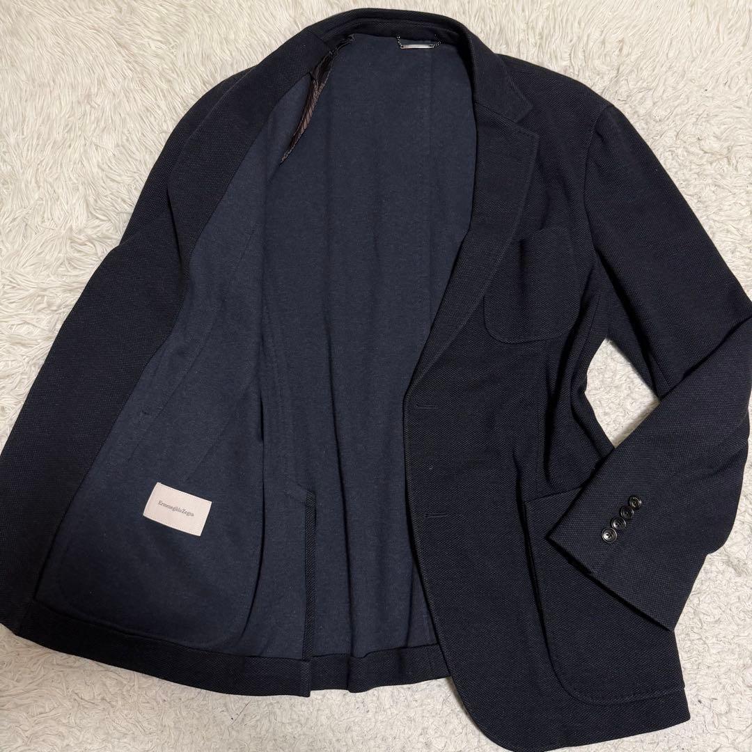 美品XLサイズ相当　純正　エルメネジルド ゼニア テーラード　アンコン