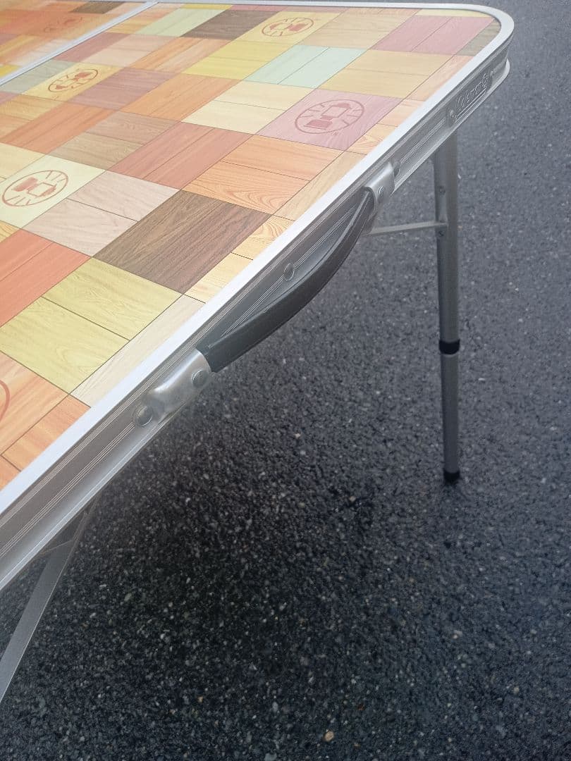 【Coleman】ナチュラルモザイクリビングテーブル/140 ②