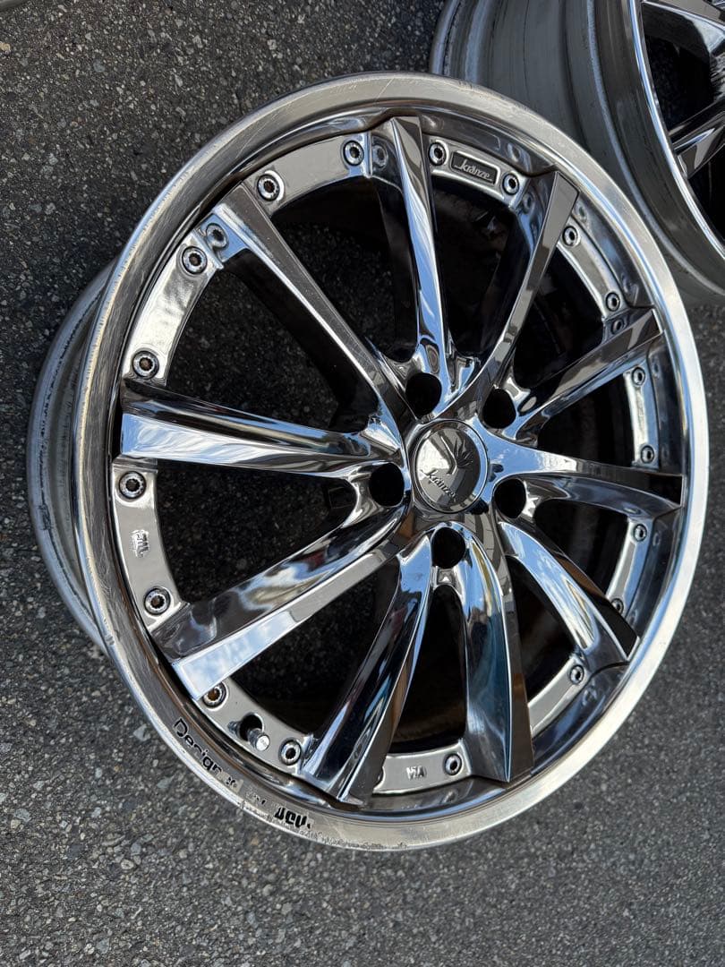 クレンツェ　18インチ　5穴　PCD112 9JJ ＋48 希少サイズ　メッキ