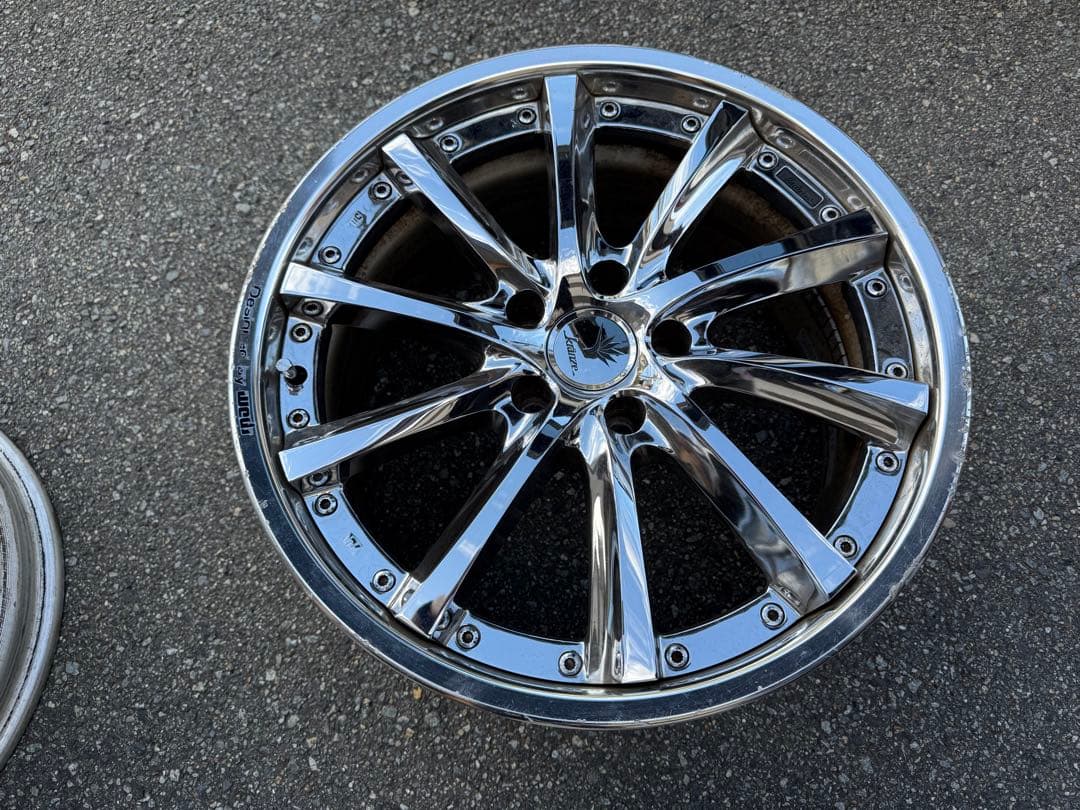 クレンツェ　18インチ　5穴　PCD112 9JJ ＋48 希少サイズ　メッキ