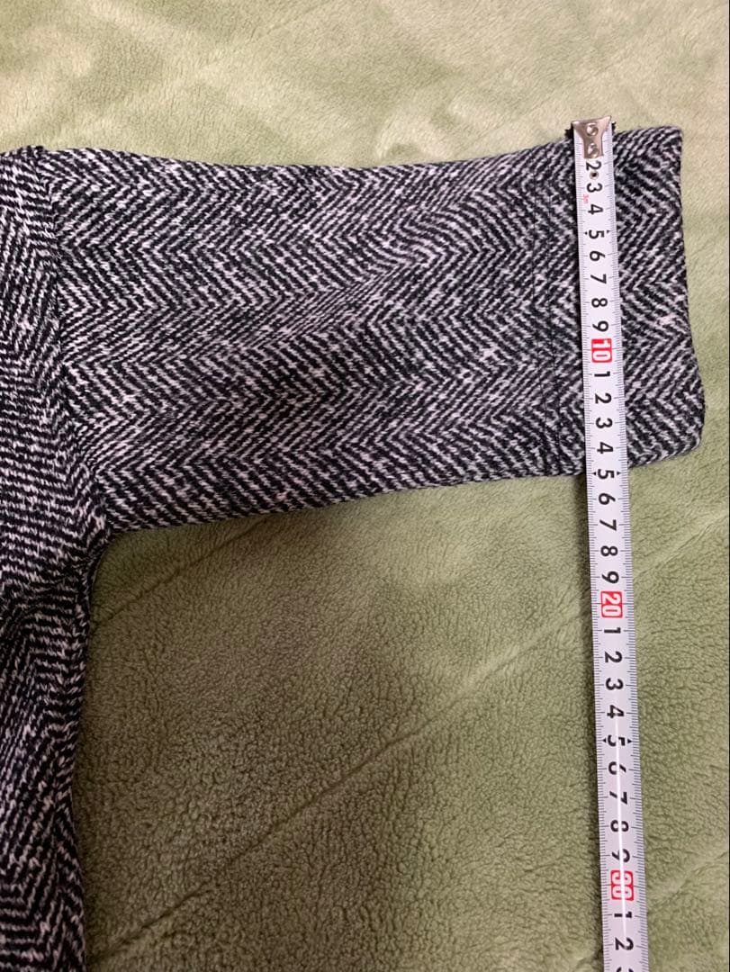 【お値下げ】♡ROSIEE ロージー♡軽量裏起毛ヘリンボーン　コクーンコート