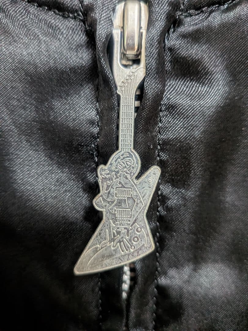 美品✨ ヒステリックグラマースカジャン 黒×赤ヒスガールギターガールレディース