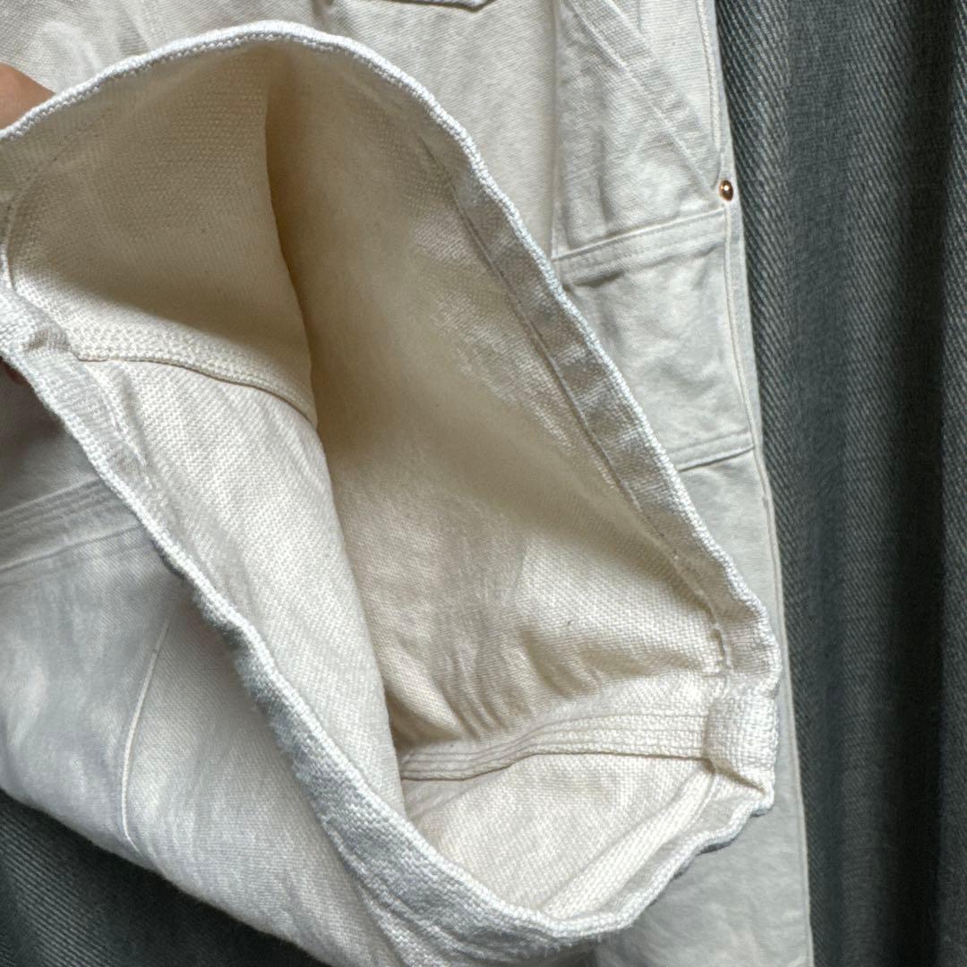 COMOLI コットンダックペインターパンツ ECRU サイズ2 24SS