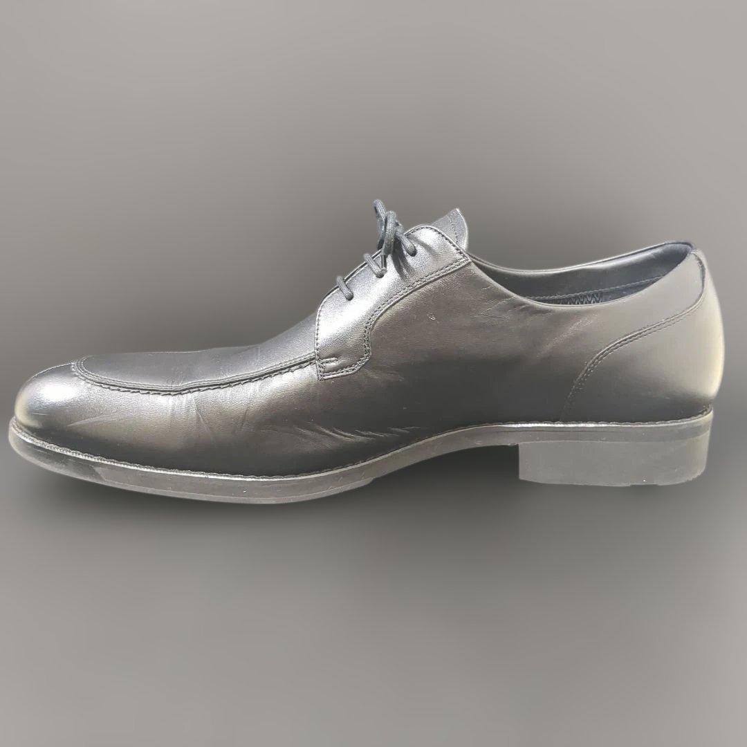 アシックス　ランウォーク　Uチップ　ゴアテックス　ビジネスシューズ　革靴