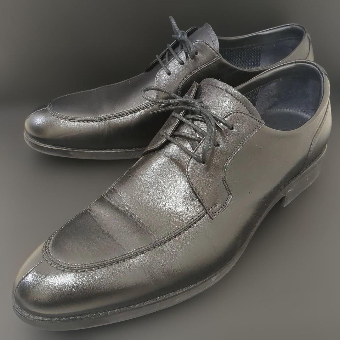 アシックス　ランウォーク　Uチップ　ゴアテックス　ビジネスシューズ　革靴