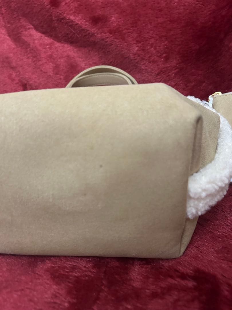 ラブラリーバイフェイラー オールドテディ　ワッペンボアトートバッグ　ポーチ