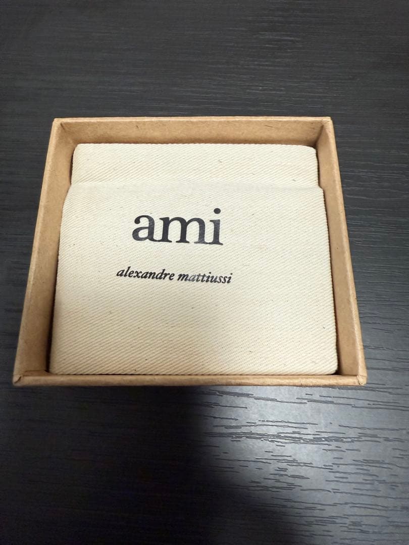 ami paris ピアス　片耳　シルバー　ハートロゴ