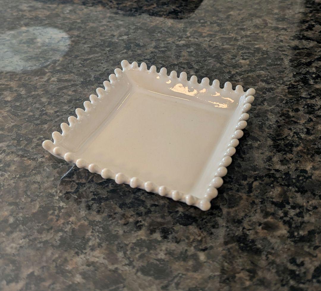 *未使用*　aya courvoisier　スクエアプレート　XS