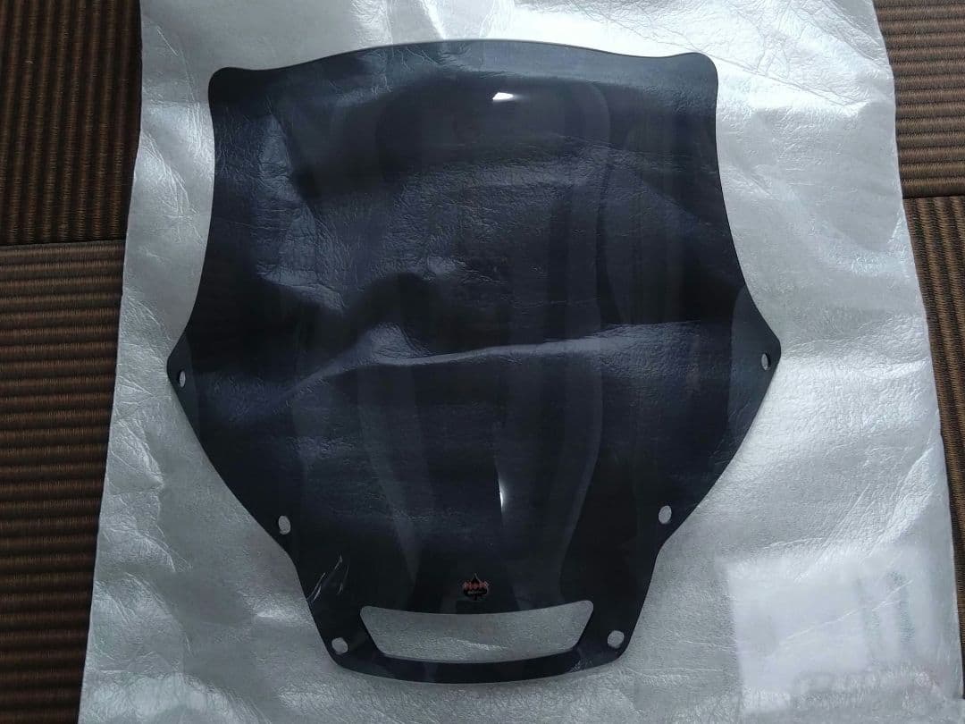 ローライダーST クロックワークス フレア ウインドシールド 10インチ