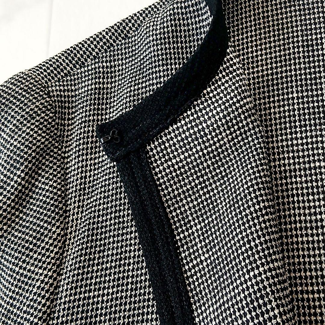 美品 ボールジィ トゥモローランド カラミ ノーカラージャケット 36 ブラック