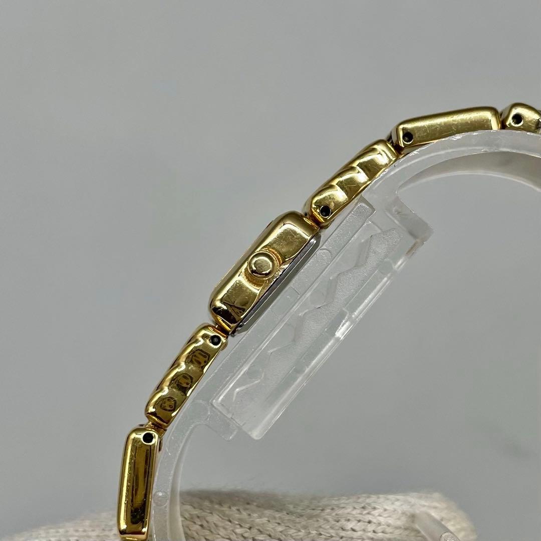 新品電池✨️SEIKO 腕時計 スクエア ゴールド クオーツ