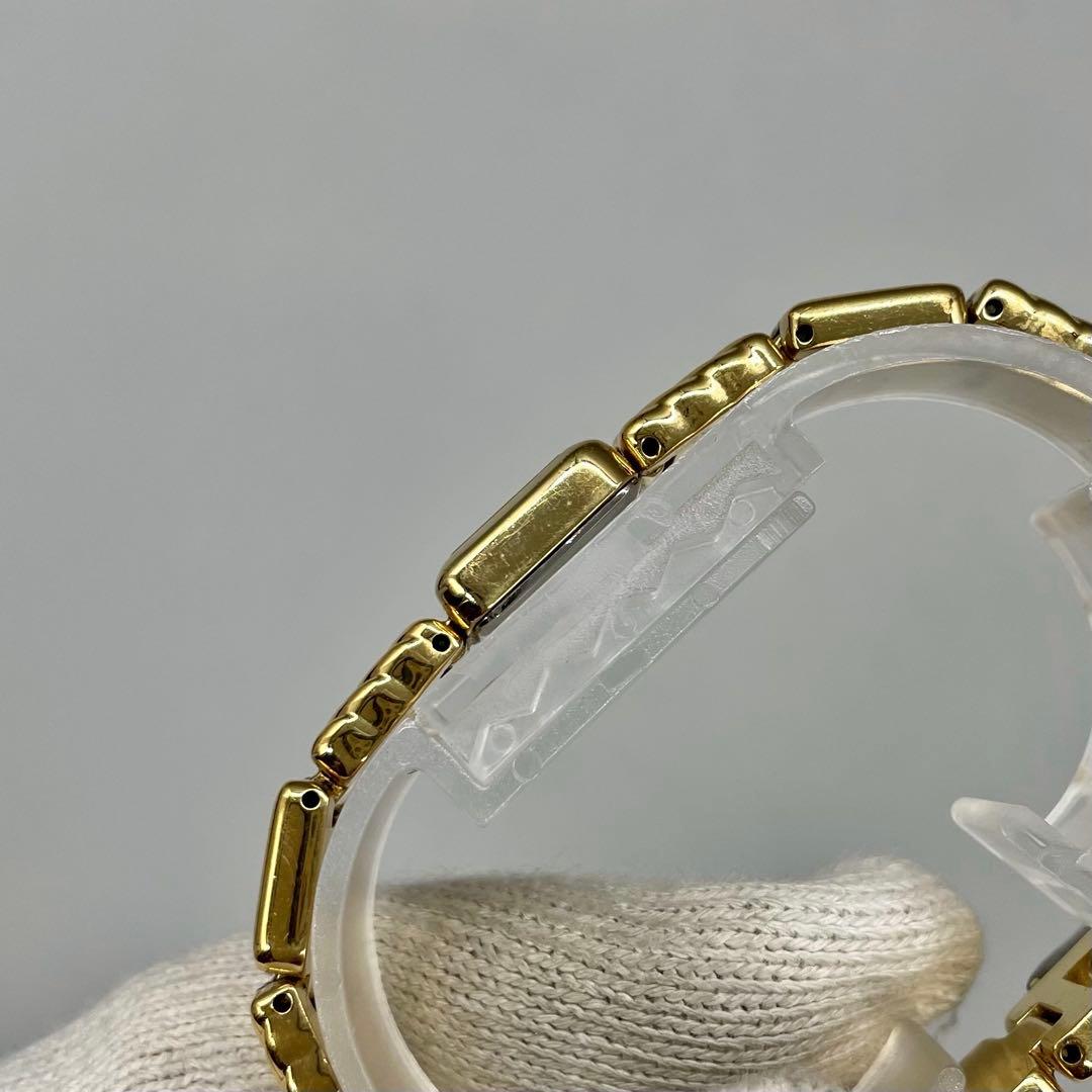 新品電池✨️SEIKO 腕時計 スクエア ゴールド クオーツ