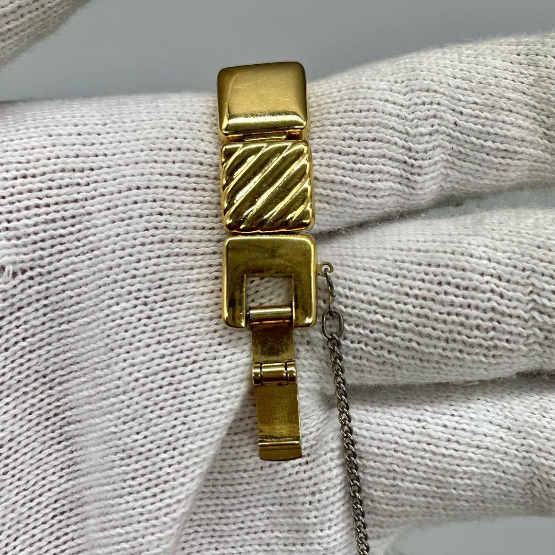 新品電池✨️SEIKO 腕時計 スクエア ゴールド クオーツ