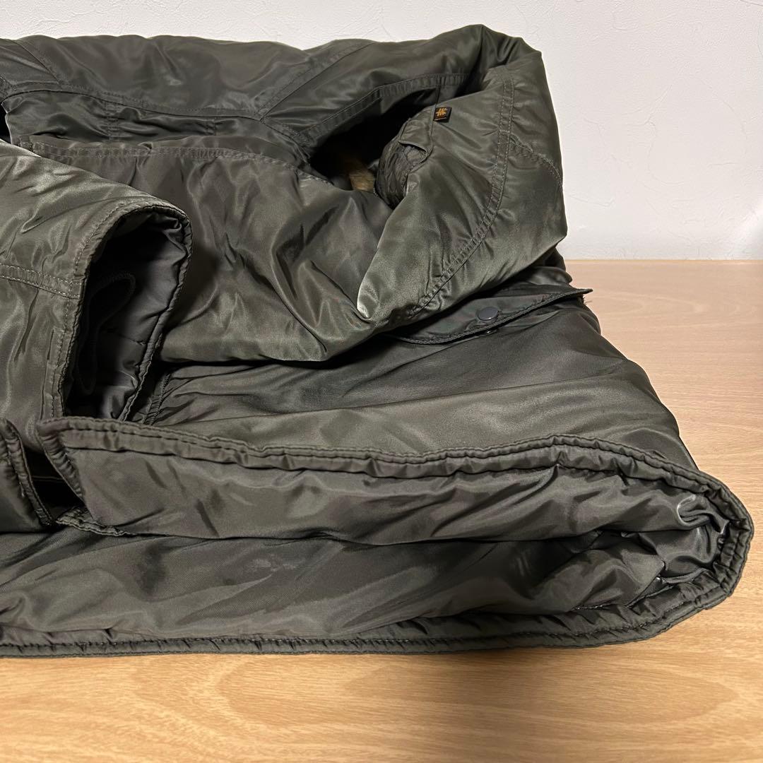 ALPHA アルファ N-3B フライトジャケット カーキ▪XLサイズ