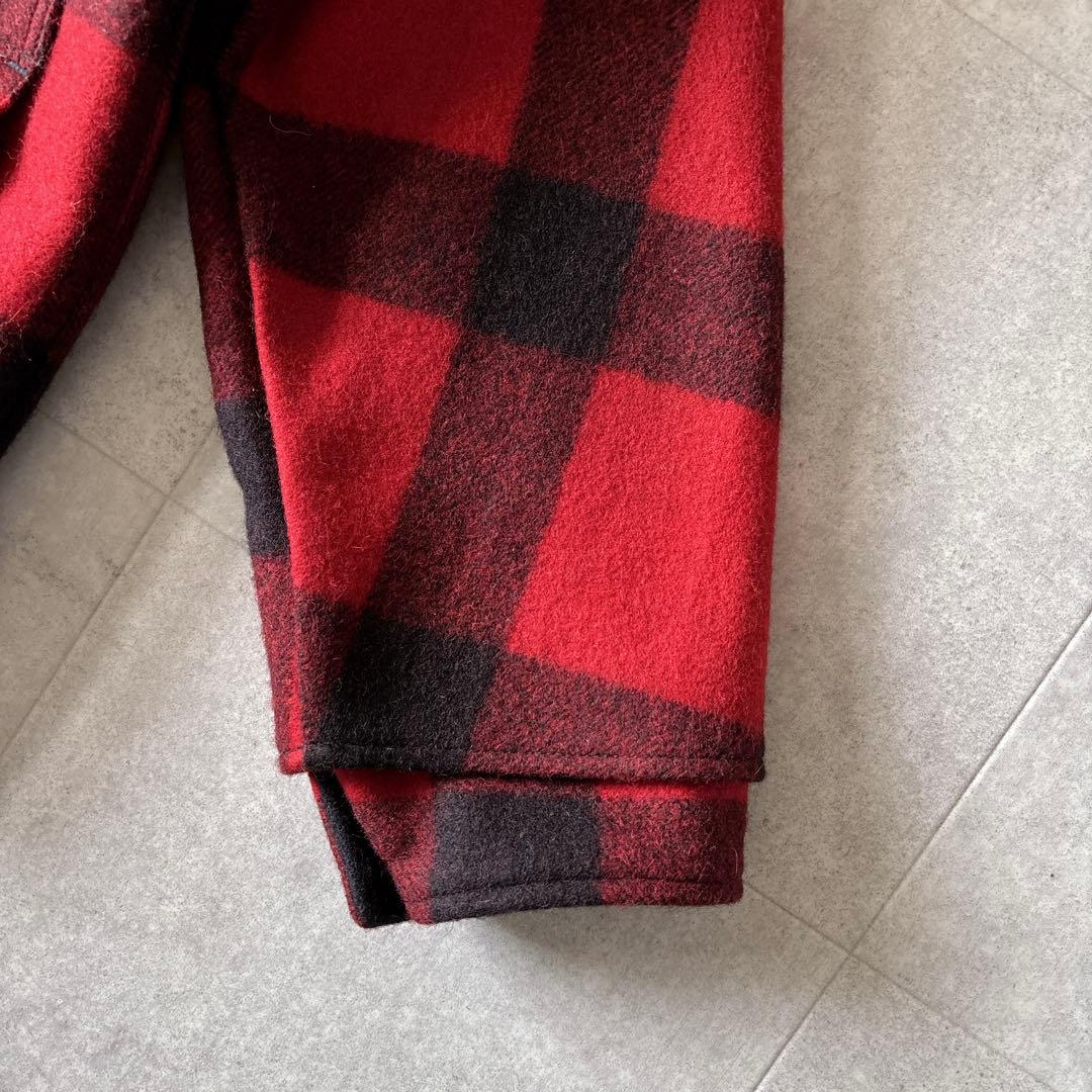 極美品✨️フィルソン マッキーノウールクルーザージャケット 42 赤黒 USA製