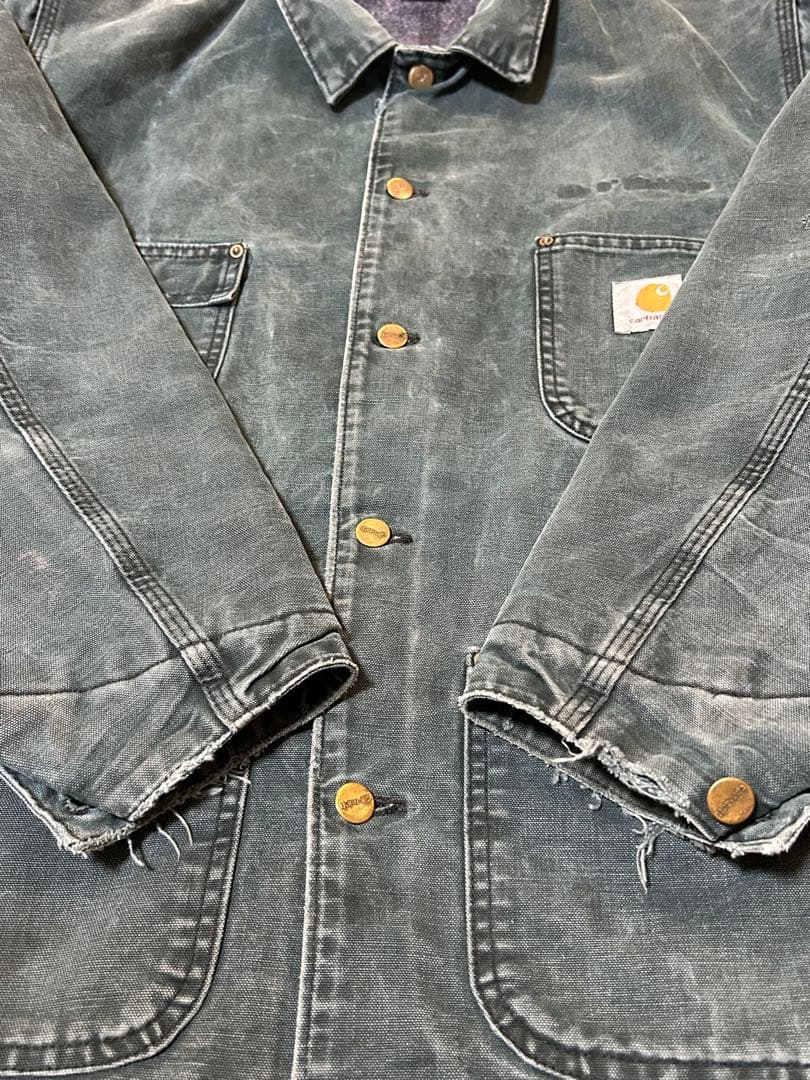 た*っ様 carhartt チョアコートグリーン　星タグ　90's カーハート