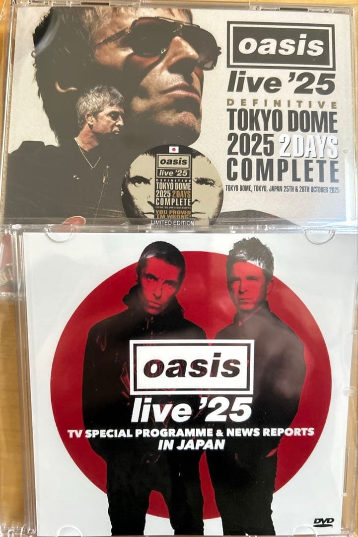 し*ん様 新品未開封 oasis DEFINITIVE TOKYO DOME 2