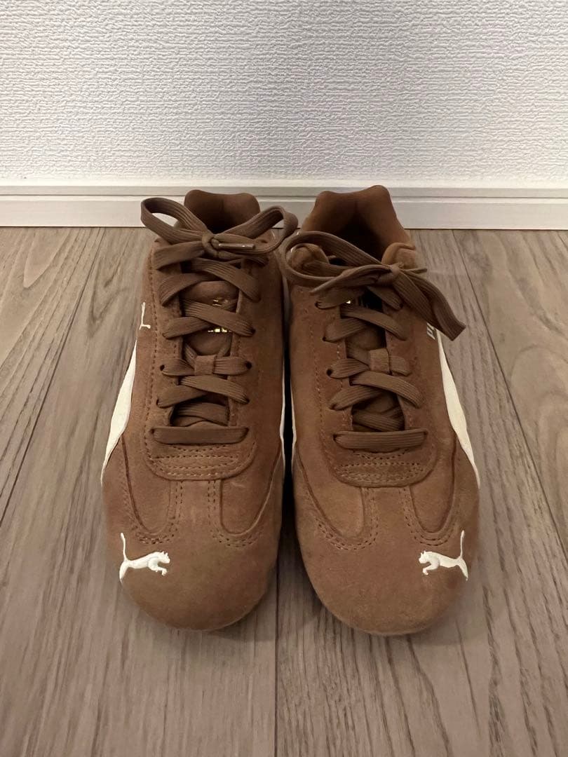 PUMA Future Cat スエードスニーカー ブラウン 23.5cm