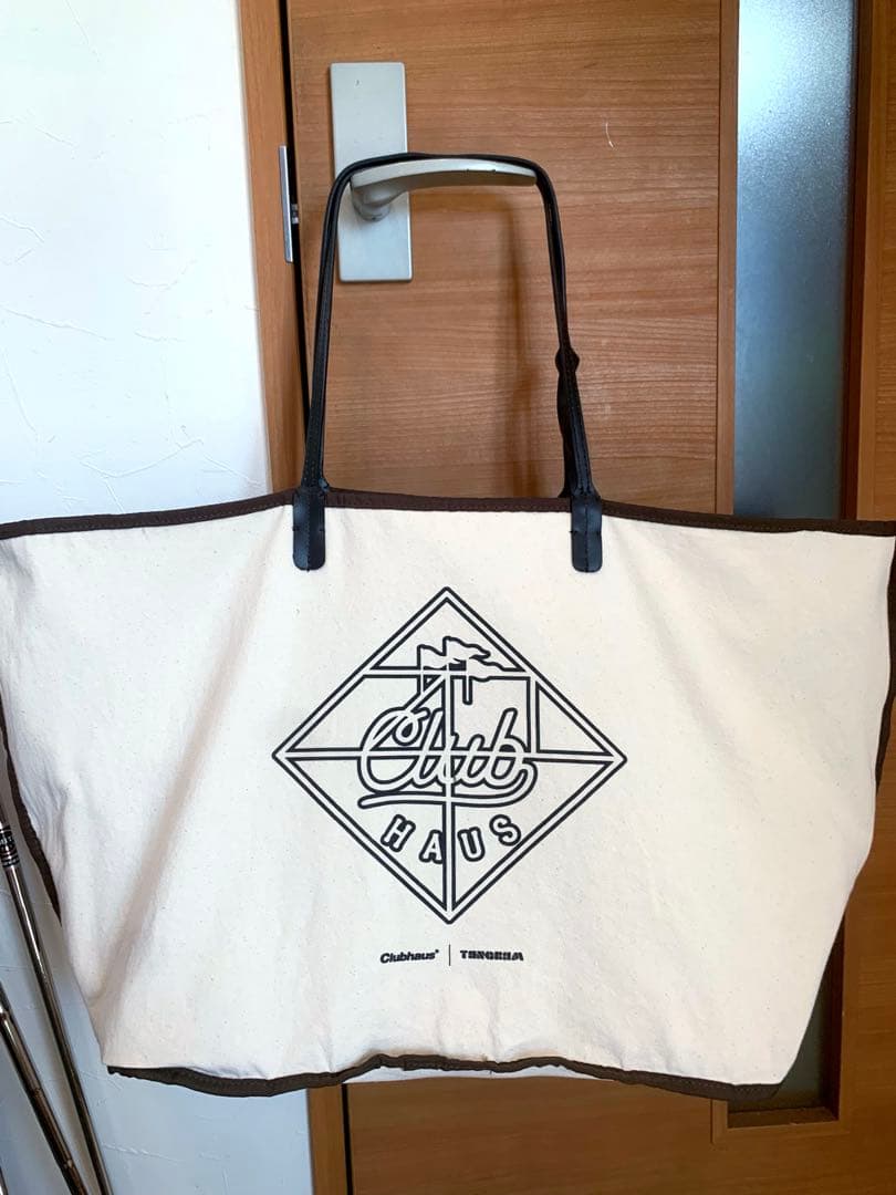 希少　良品　即完売　クラブハウス×タングラム　リバーシブル　トートバッグ