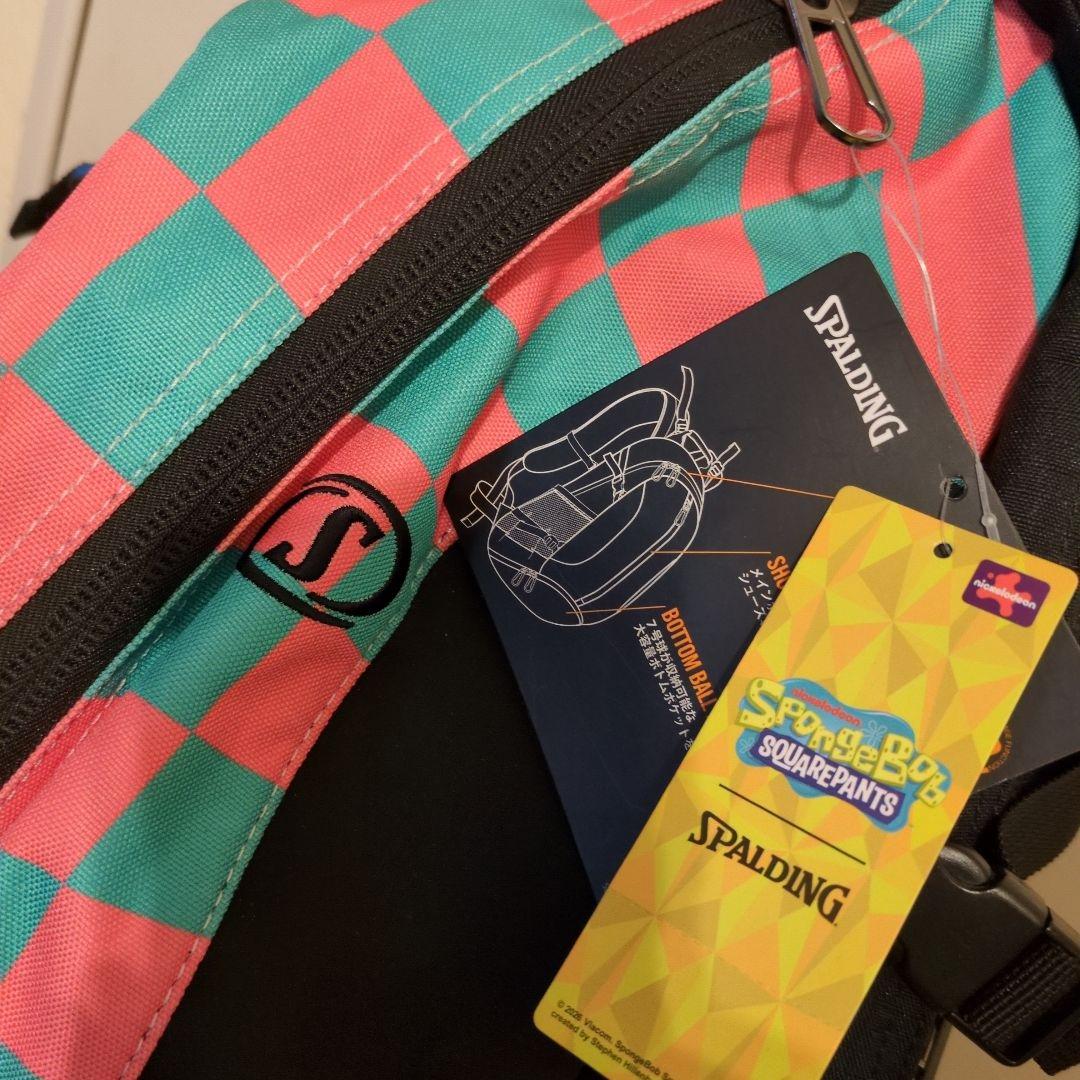 【新品】SPALDINGスポンジボブ ケイジャー リュック　バスケ