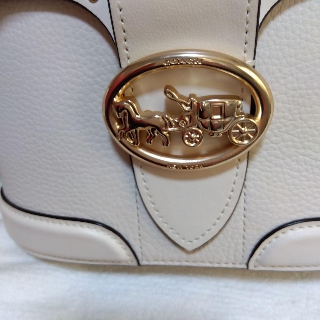 COACH ジョージ ジェム ショルダーバッグ バニティ バッグ レザー