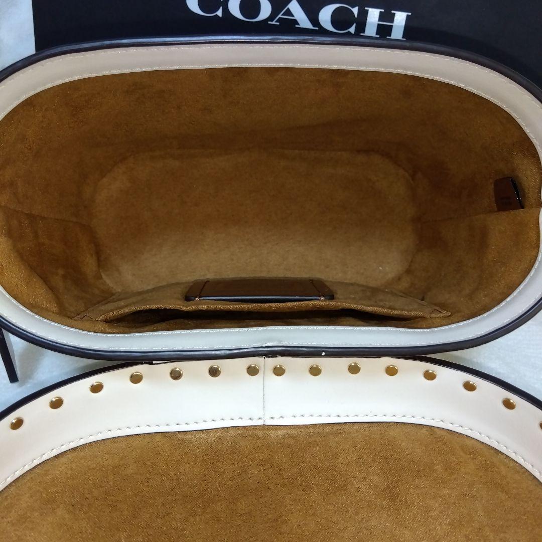 COACH ジョージ ジェム ショルダーバッグ バニティ バッグ レザー