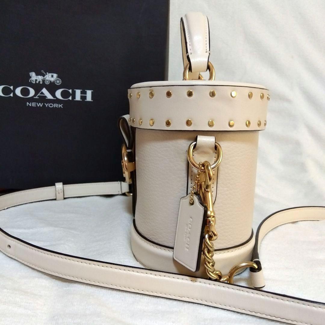 COACH ジョージ ジェム ショルダーバッグ バニティ バッグ レザー