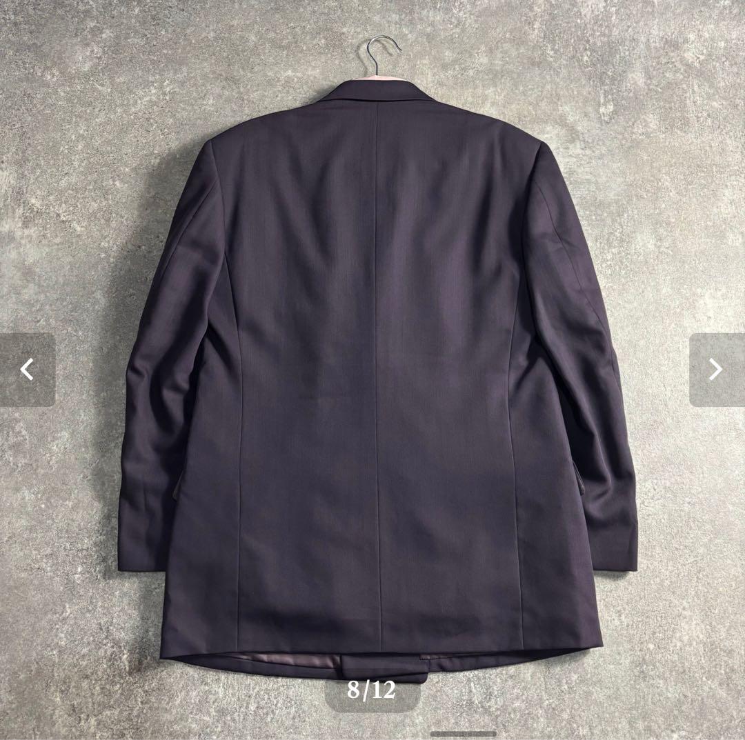 【vintage】セットアップ ダブルスーツ パープル 極上ウール ビンテージ